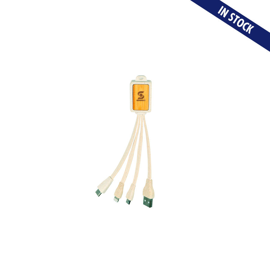 Sonoco Bamboo Universal Charging Cable