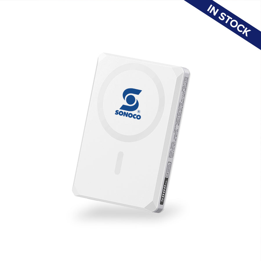 SONOCO MagSafe 15W Power Bank Card Holder and Apple Find My Tracker Compatible