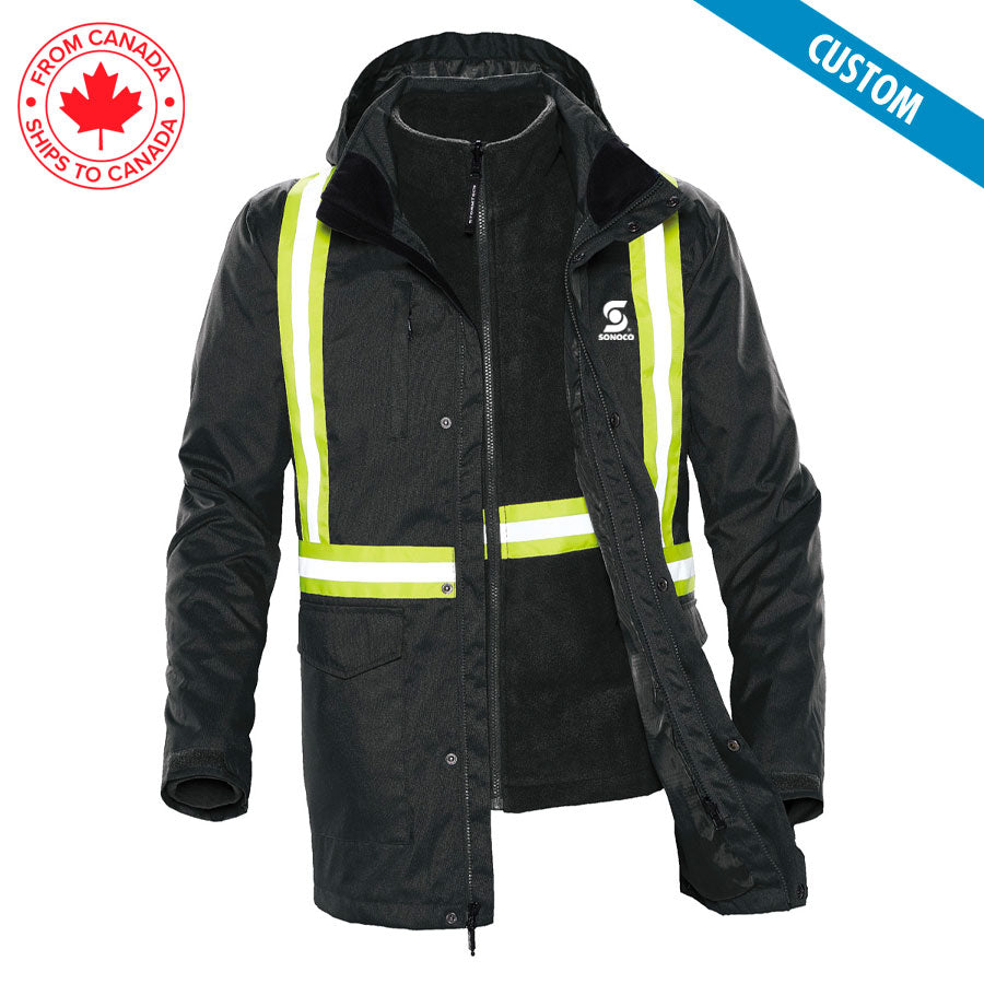 Unisex HD 3-In-1 Reflective Parka