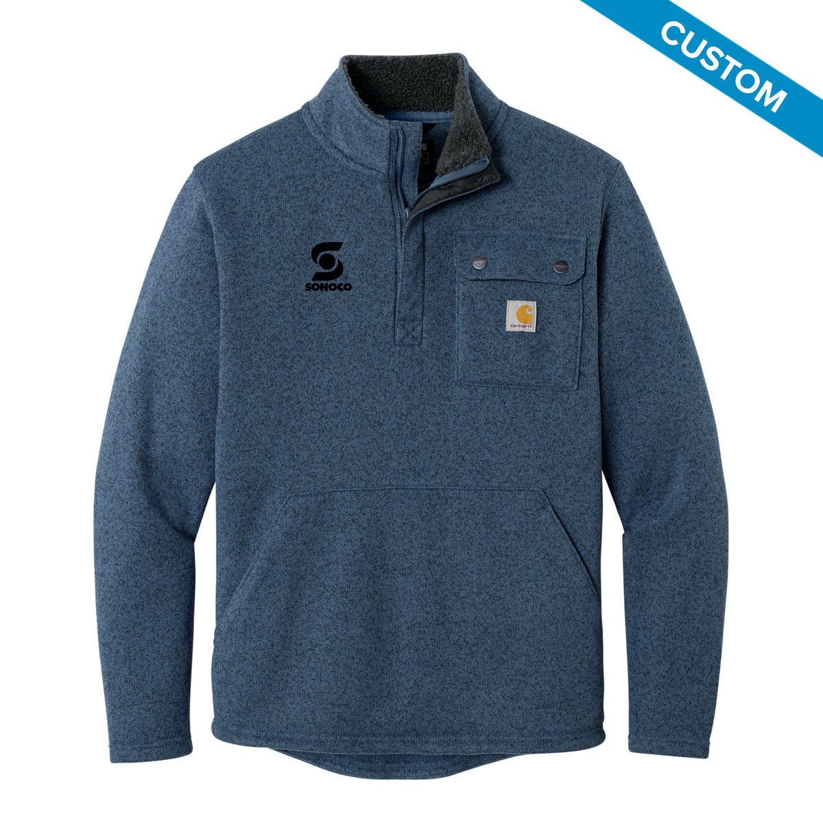 Carhartt 1/4-Zip Mock Neck Fleece Sweater