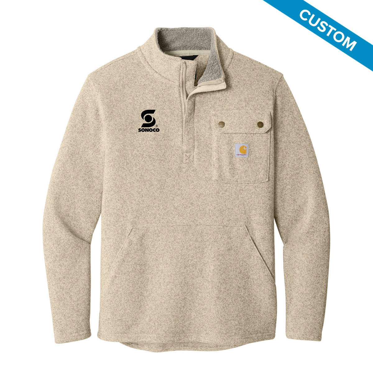 Carhartt 1/4-Zip Mock Neck Fleece Sweater