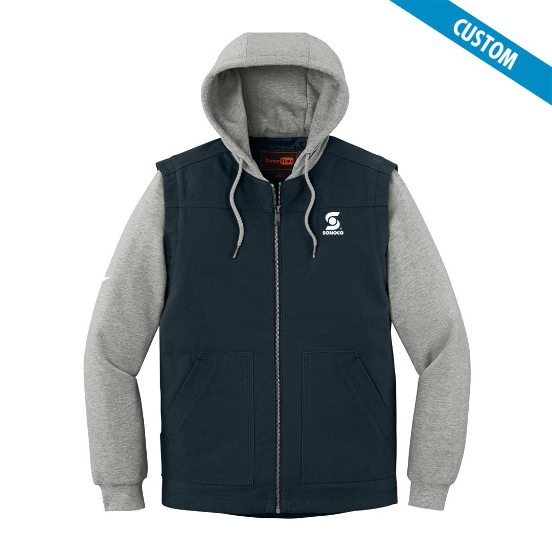 Duck Fleece Full zip Hooded Jacket