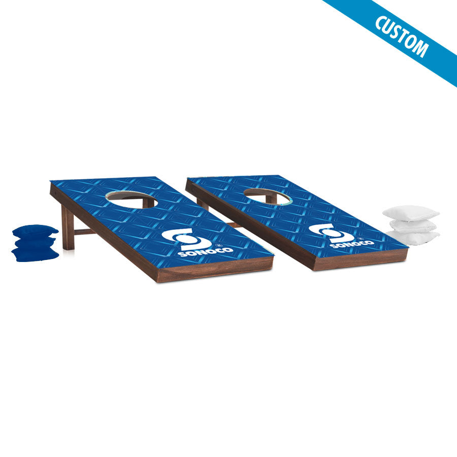 Natural Wood Cornhole Game (with bags)