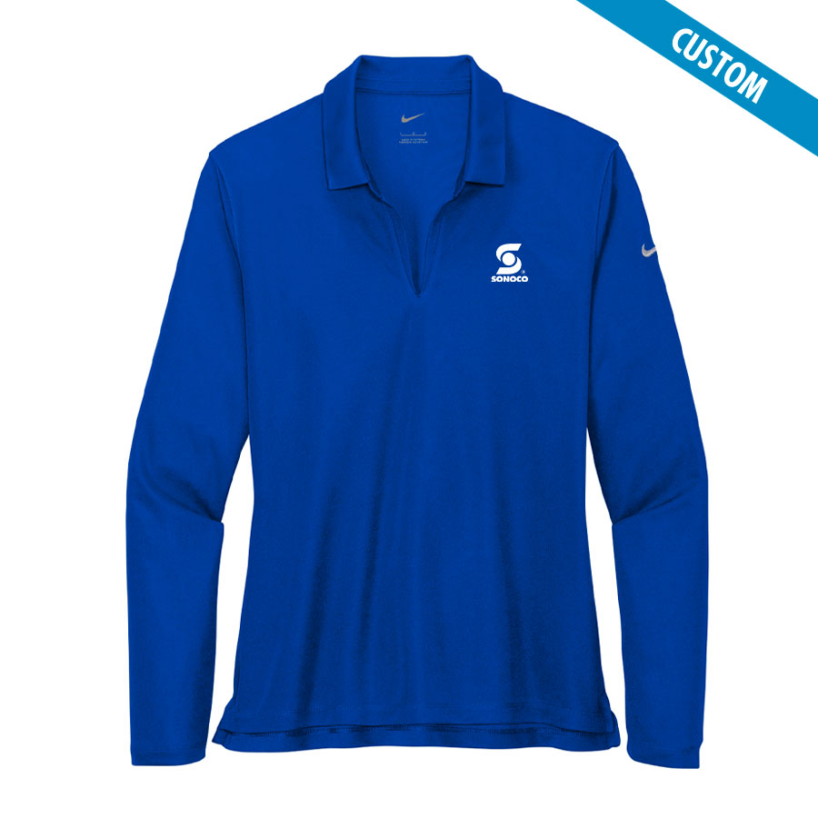 Sonoco Ladies Nike Dri-Fit Long Sleeve Pique Polo