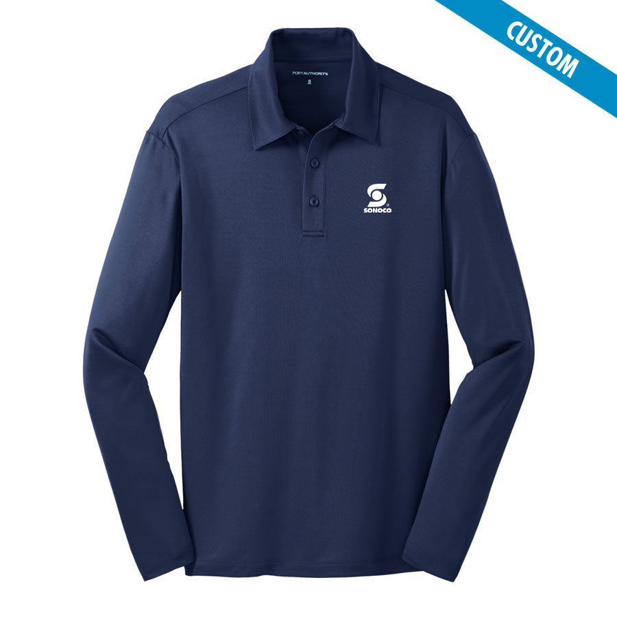 Sonoco Men's Silk Touch Long Sleeve Polo
