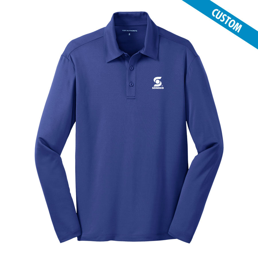Sonoco Men's Silk Touch Long Sleeve Polo