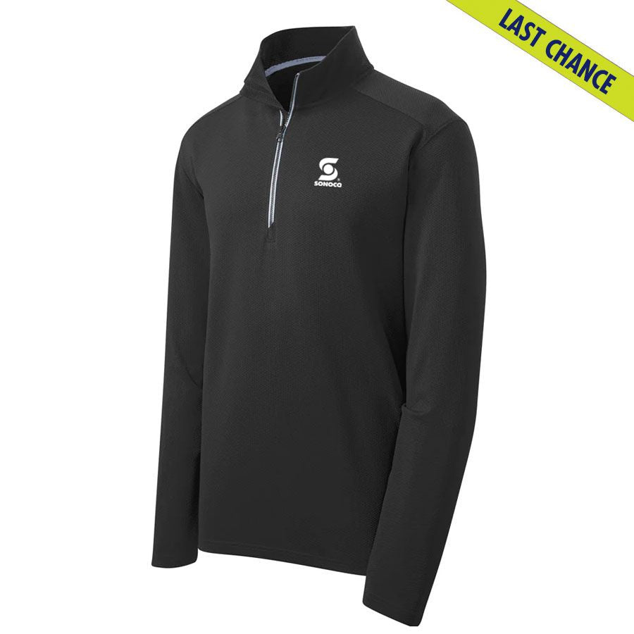Sport-Tek Sport-Wick Textured 1/4-Zip Pullover