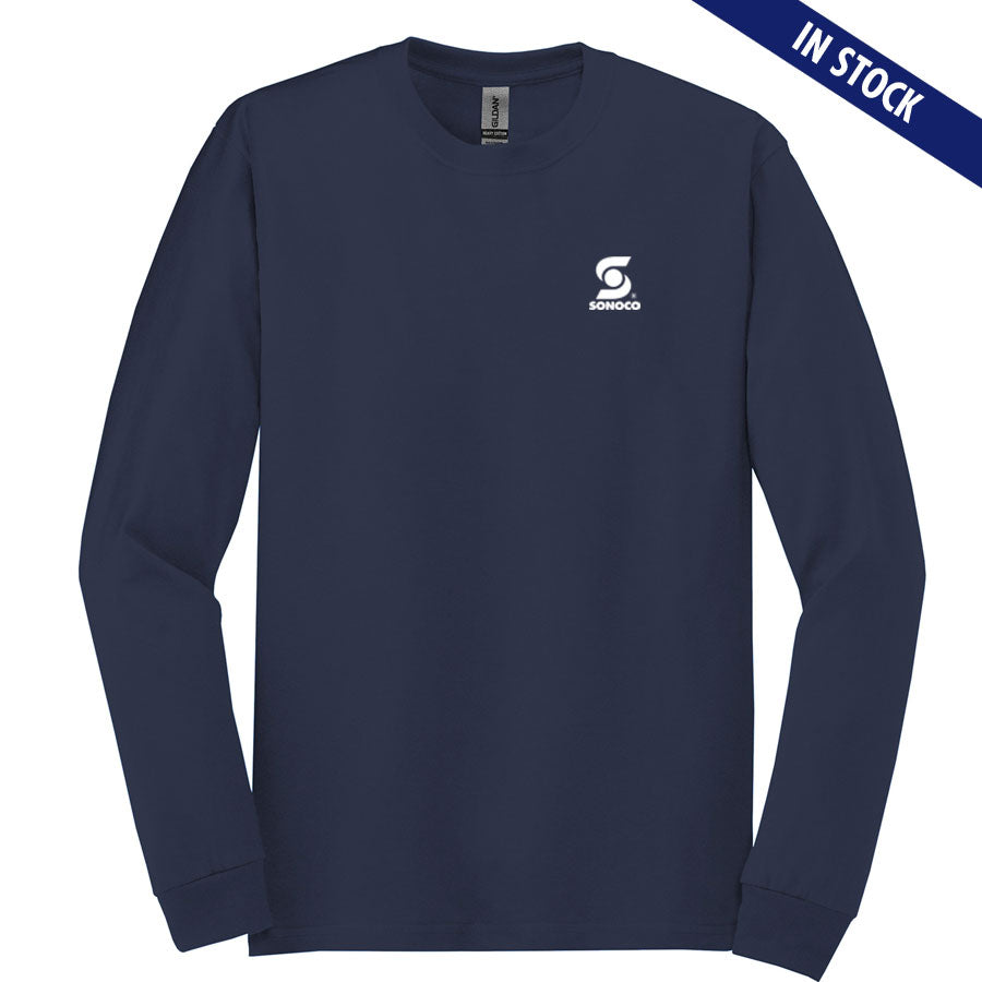 Sonoco Navy Softstyle Long Sleeve T-Shirt