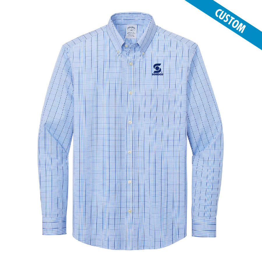Brooks Brothers Wrinkle-Free Stretch Patterned Shirt
