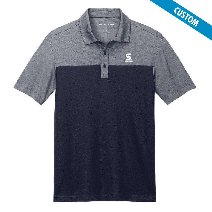 Fine Pique Blend Blocked Polo