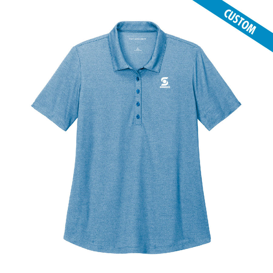 Ladies Fine Pique Blend Polo