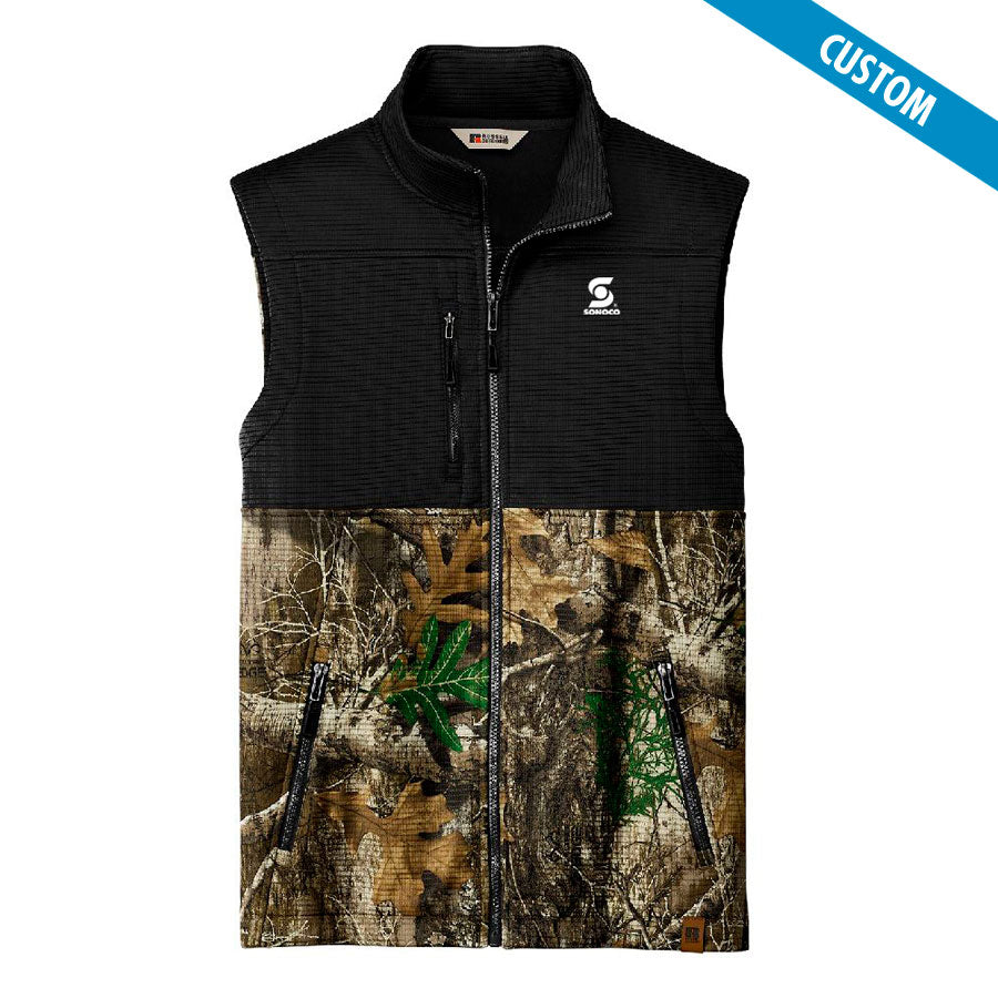 Russell Outdoor Realtree Atlas Colorblock Soft Shell Vest