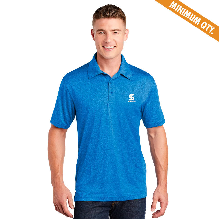 Sonoco Cares Heathered Polo