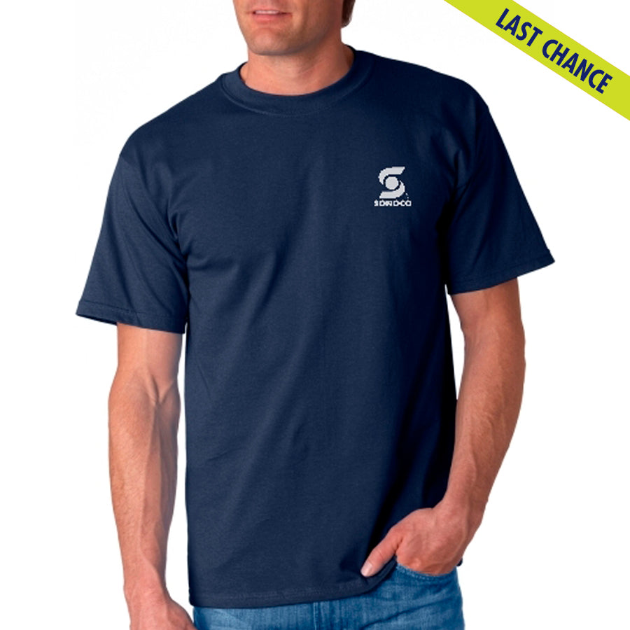 100%  Cotton Navy Short Sleeve T-Shirt